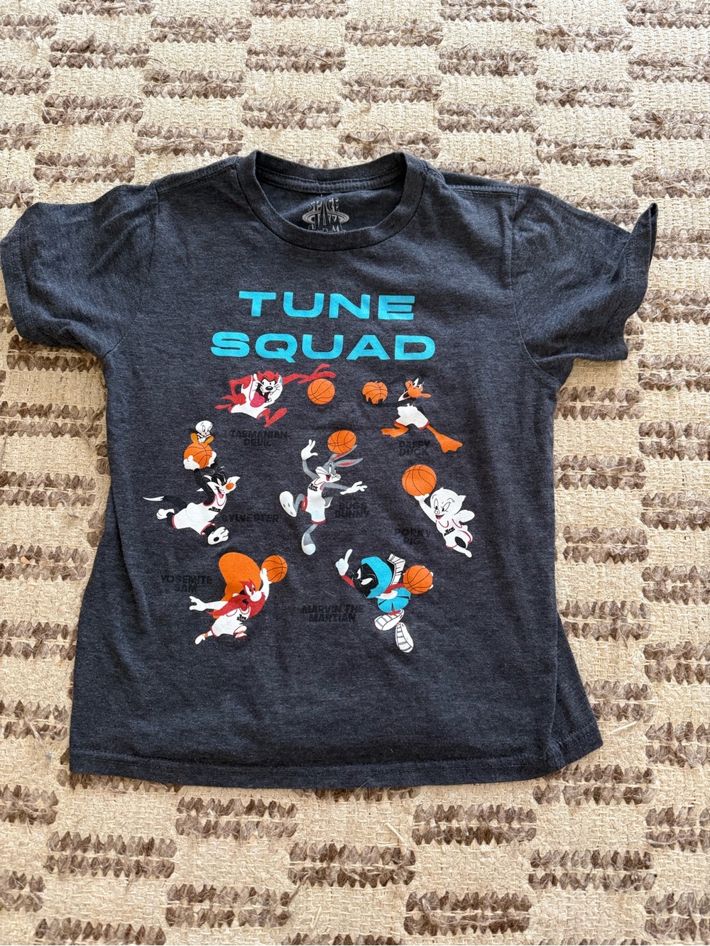 Tune Squad Kids' Graphic Tee - Charcoal